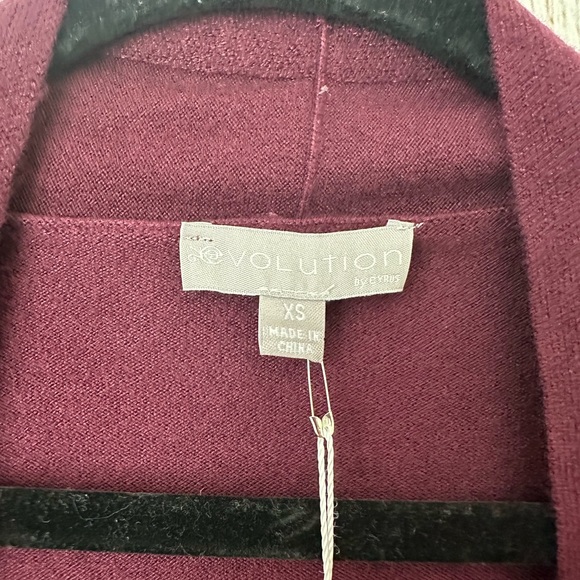 Revolution Rich Maroon Women's Cardigan - Picture 4 of 5
